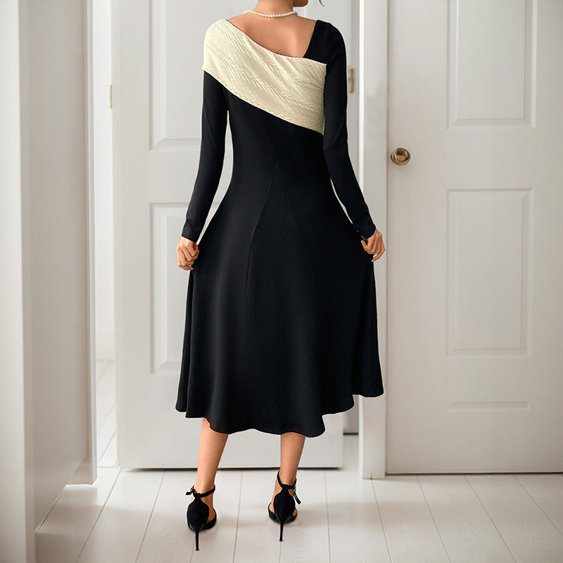Damen Elegantes Maxikleid mit schulterfreier Optik Nord Taschen