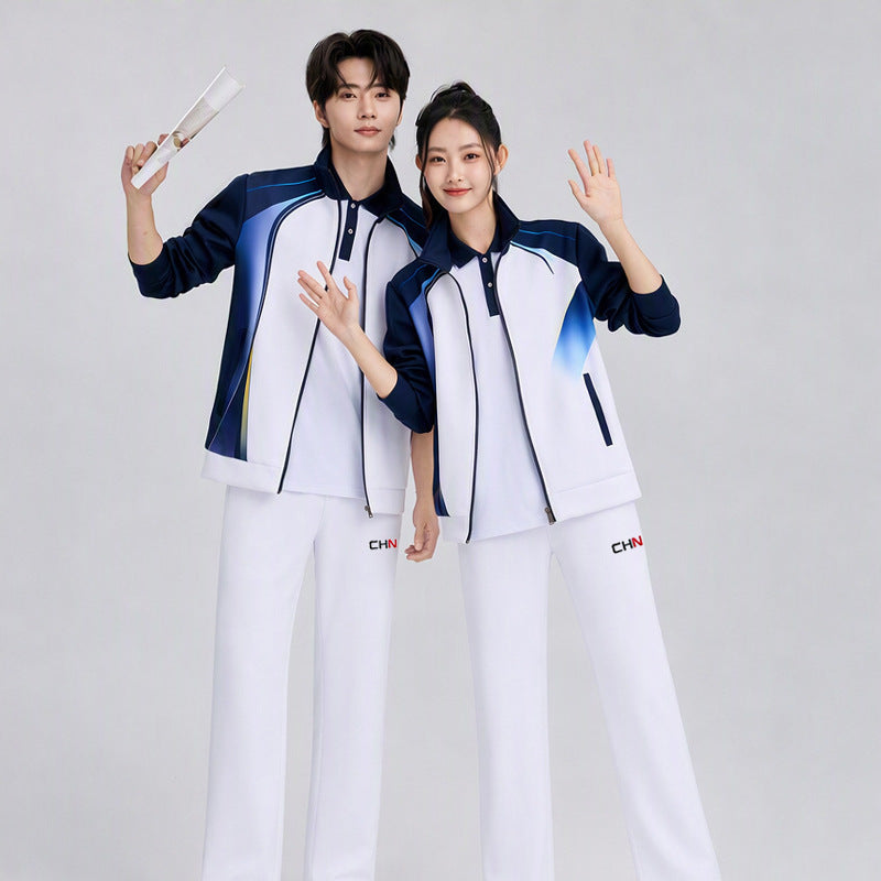 Unisex Badminton-Trainingsset mit Funktionspolo und sportlicher Jogginghose Nord Taschen