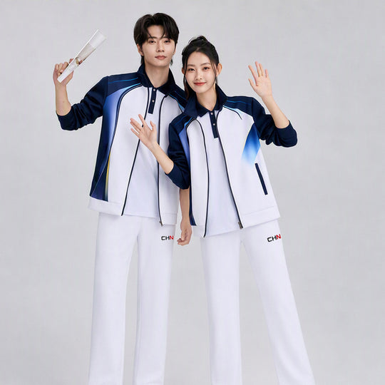 Unisex Badminton-Trainingsset mit Funktionspolo und sportlicher Jogginghose Nord Taschen