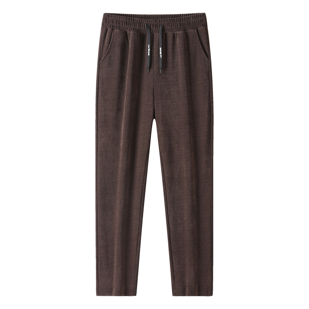 Herren Legere Strick-Jogginghose mit Kordelzug Nord Taschen