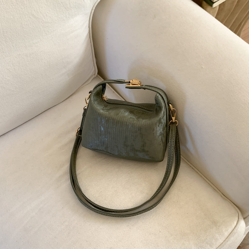 Damen elegante Handtasche mit strukturiertem Obermaterial Nord Taschen