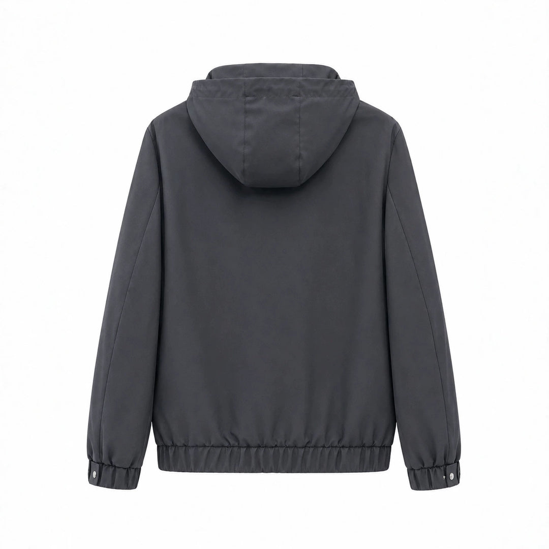 Damen Leichte Kapuzen‑Windjacke mit wasserabweisender Beschichtung, Reißverschluss und elastischem Saum Nord Taschen