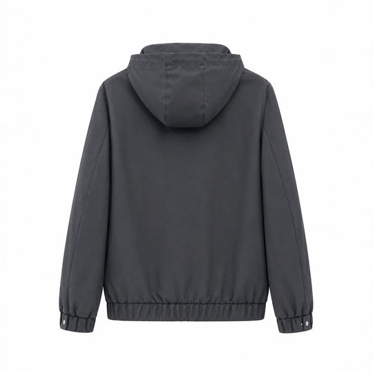 Damen Leichte Kapuzen‑Windjacke mit wasserabweisender Beschichtung, Reißverschluss und elastischem Saum Nord Taschen