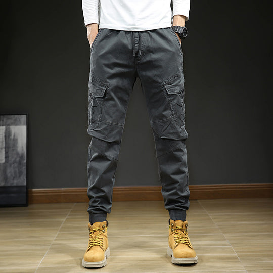 Herren Tapered-Cargo‑Jogger mit geripptem Knöchelabschluss und verstärkten Kniepaneelen Nord Taschen