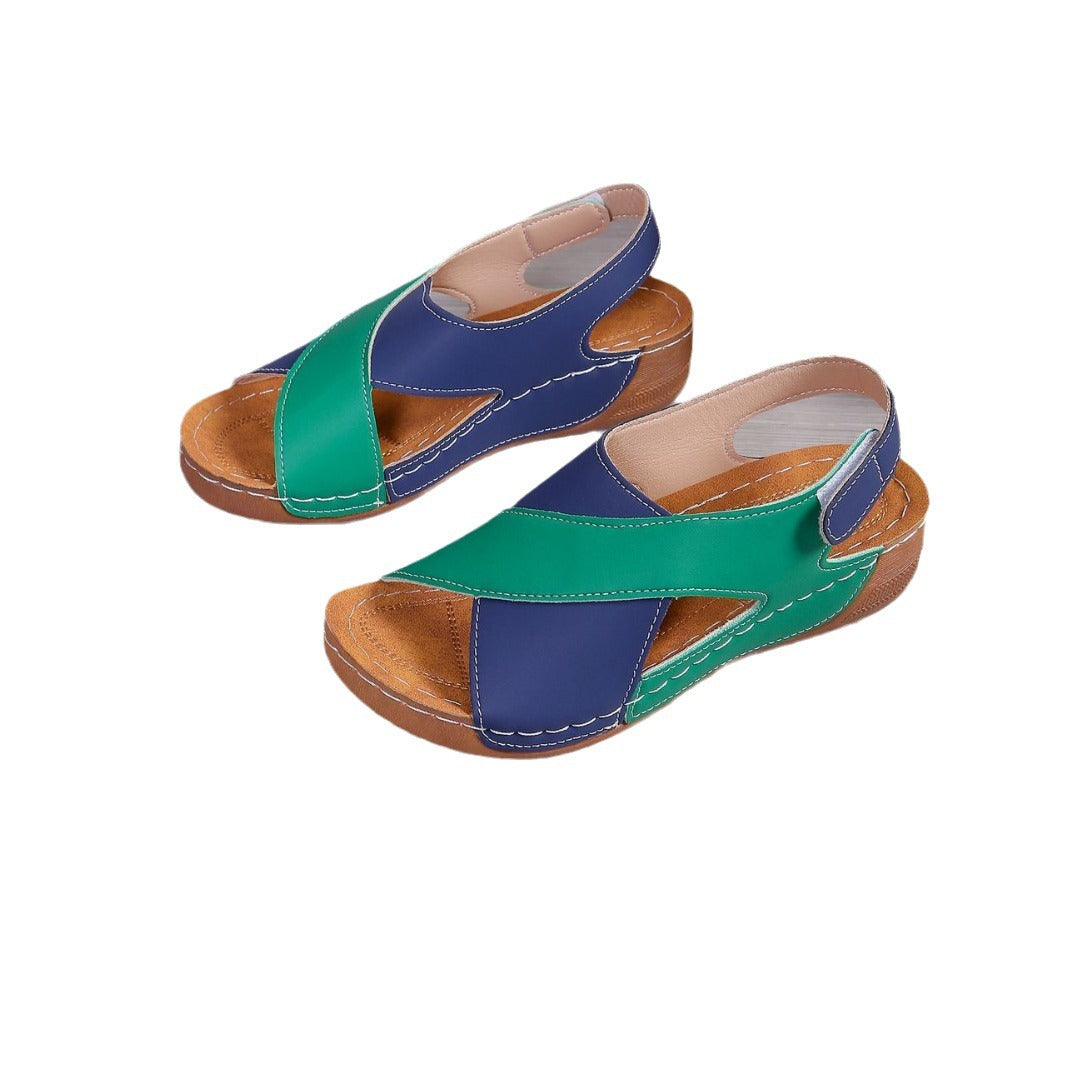 Damen modische Sandalen mit verstellbarem Riemen und anatomischem Fußbett Nord Taschen