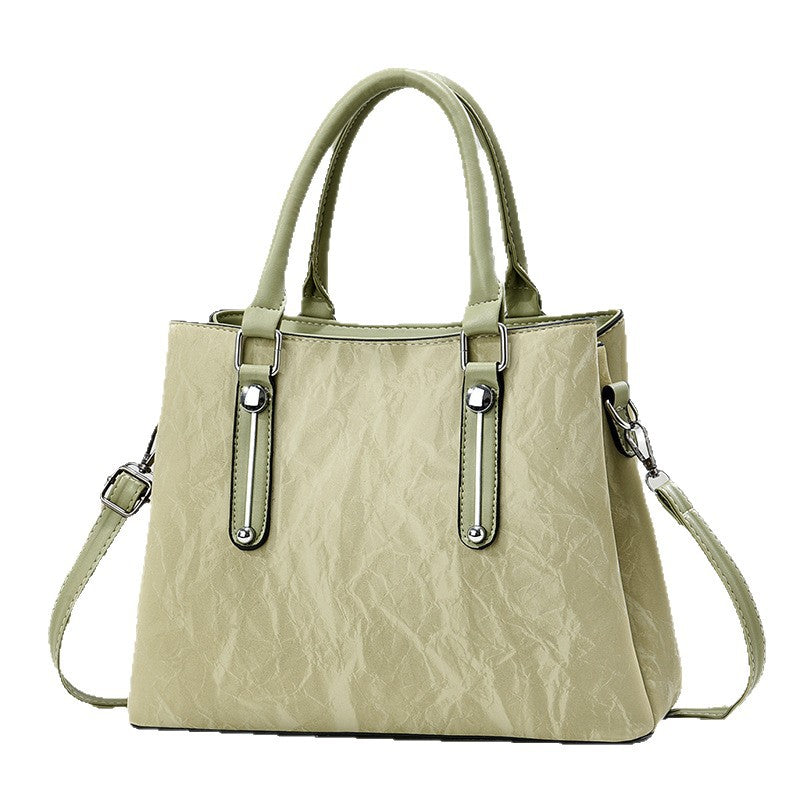 Damen Handtasche mit strukturiertem Obermaterial und abnehmbarem Schulterriemen Nord Taschen