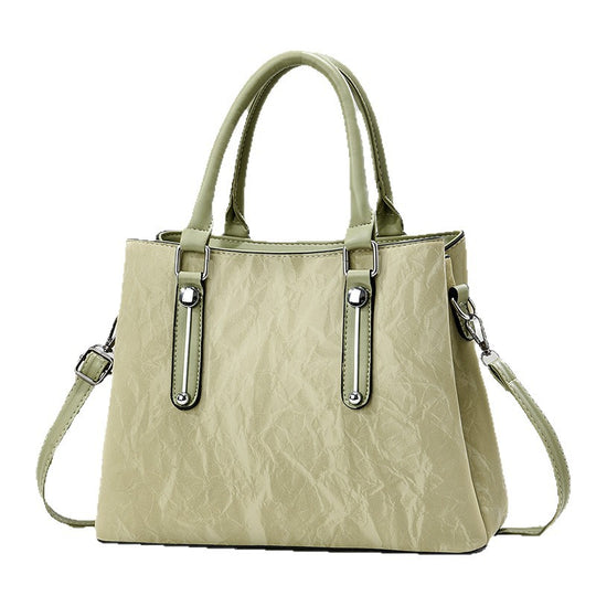 Damen Handtasche mit strukturiertem Obermaterial und abnehmbarem Schulterriemen Nord Taschen