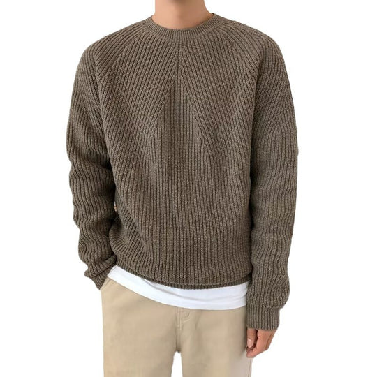Herren Grobstrickpullover mit Rippstruktur Nord Taschen