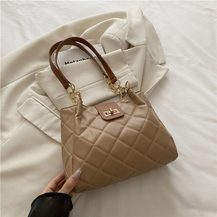 Damen elegante Umhängetasche mit gesteppter Optik Nord Taschen