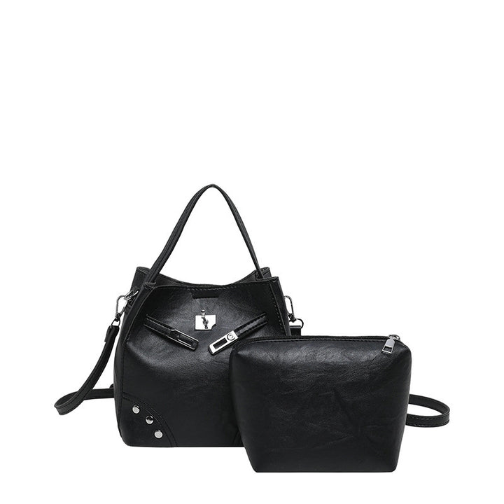 Damen modische Beuteltasche mit abnehmbarem Kosmetiktäschchen Nord Taschen