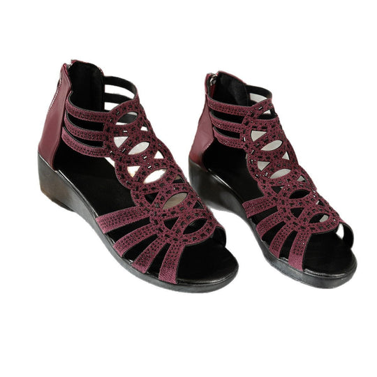 Damen Elegante Plateau-Sandalen mit modischen Riemen Nord Taschen