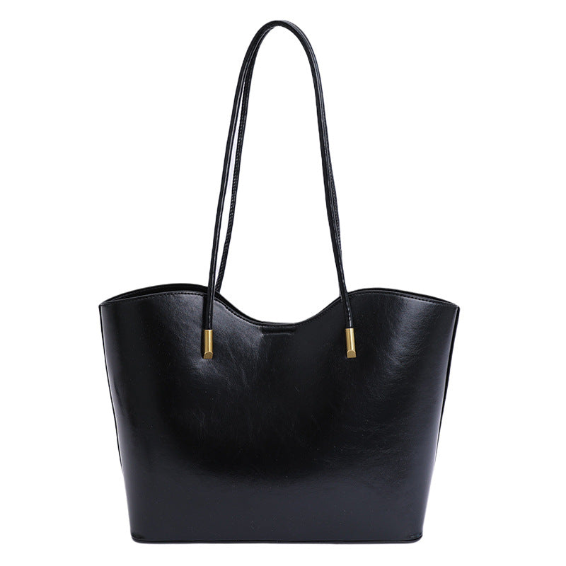 Damen elegante Shopper-Tasche mit geschwungener Silhouette Nord Taschen