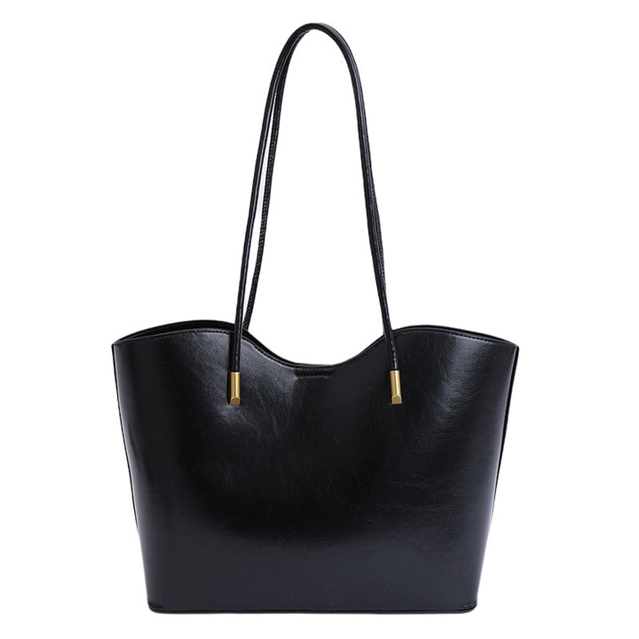 Damen elegante Shopper-Tasche mit geschwungener Silhouette Nord Taschen