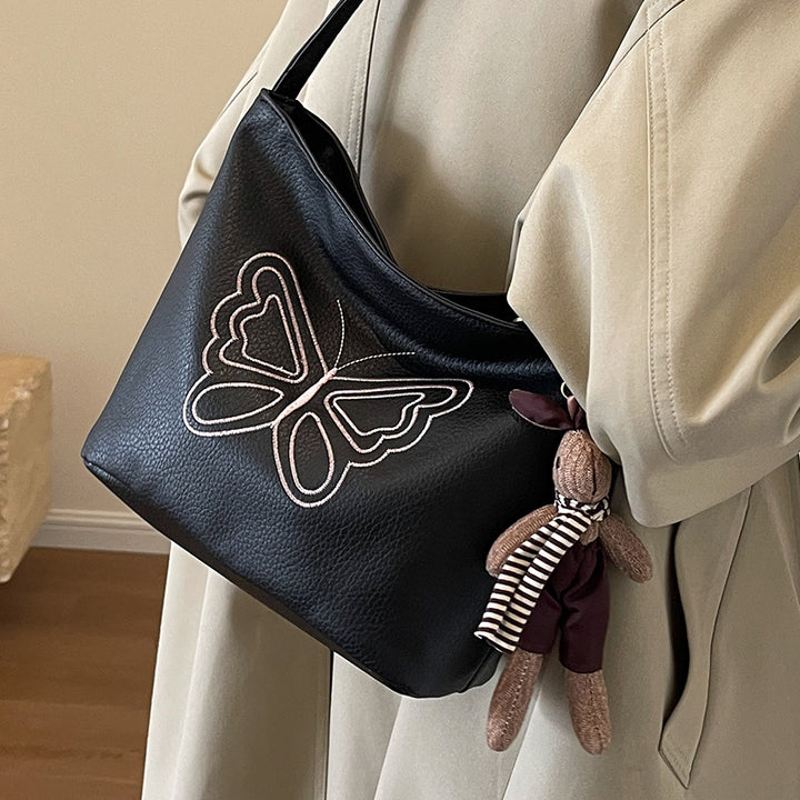 Damen Umhängetasche mit exklusivem Schmetterlingsdesign Nord Taschen