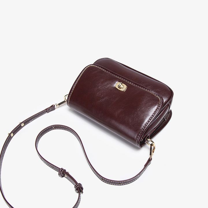 Damen Umhängetasche mit eleganter Klappenöffnung und luxuriösem Kunstleder Nord Taschen