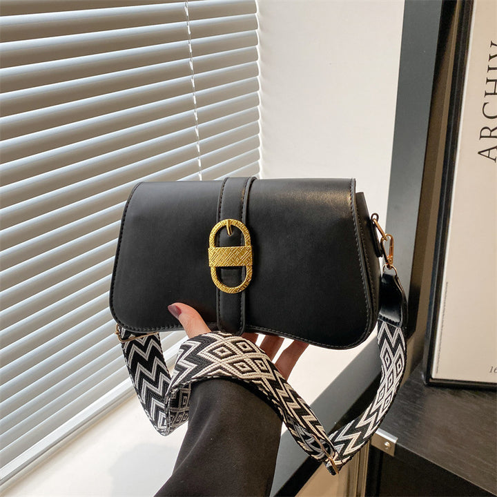 Damen Umhängetasche aus strukturiertem Kunstleder mit elegantem Verschluss Nord Taschen