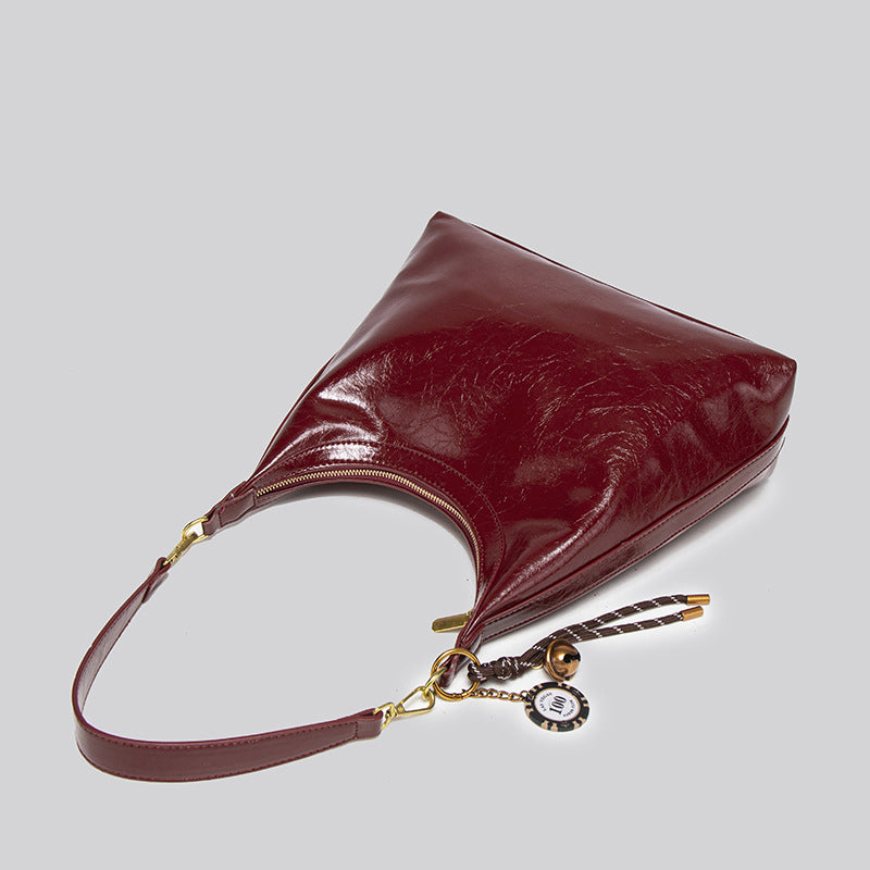 Damen Hobo-Handtasche mit strukturierter Oberfläche und stylishen Akzenten Nord Taschen