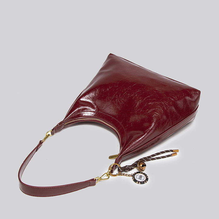 Damen Hobo-Handtasche mit strukturierter Oberfläche und stylishen Akzenten Nord Taschen