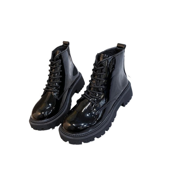 Damen Plateau-Schnürstiefelette mit robuster Profilsohle Nord Taschen