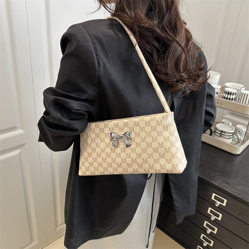 Damen elegante Umhängetasche mit stilvollem Bow-Design Nord Taschen