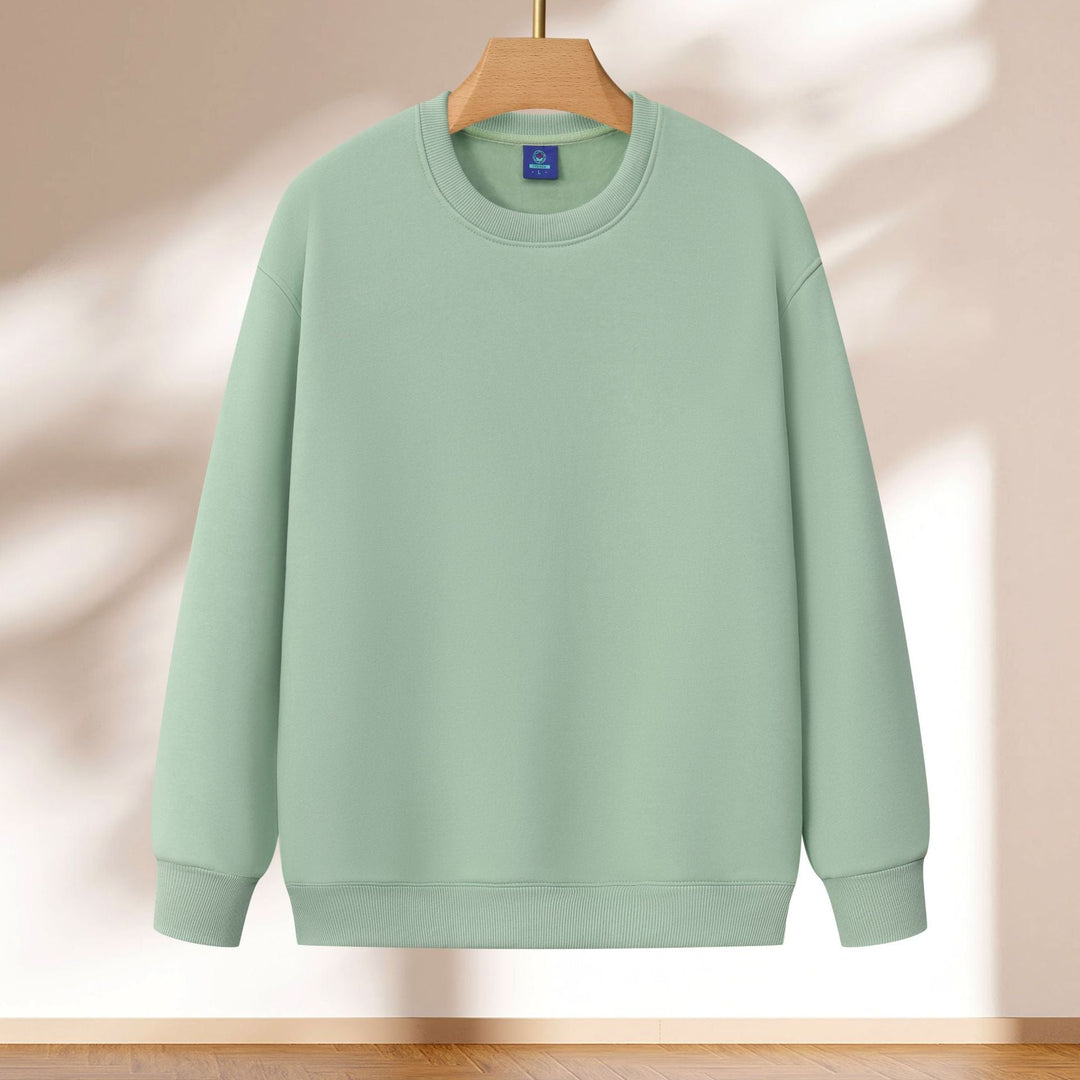 Damen lässiges Sweatshirt mit breiten Schultern und weichem Innenfutter