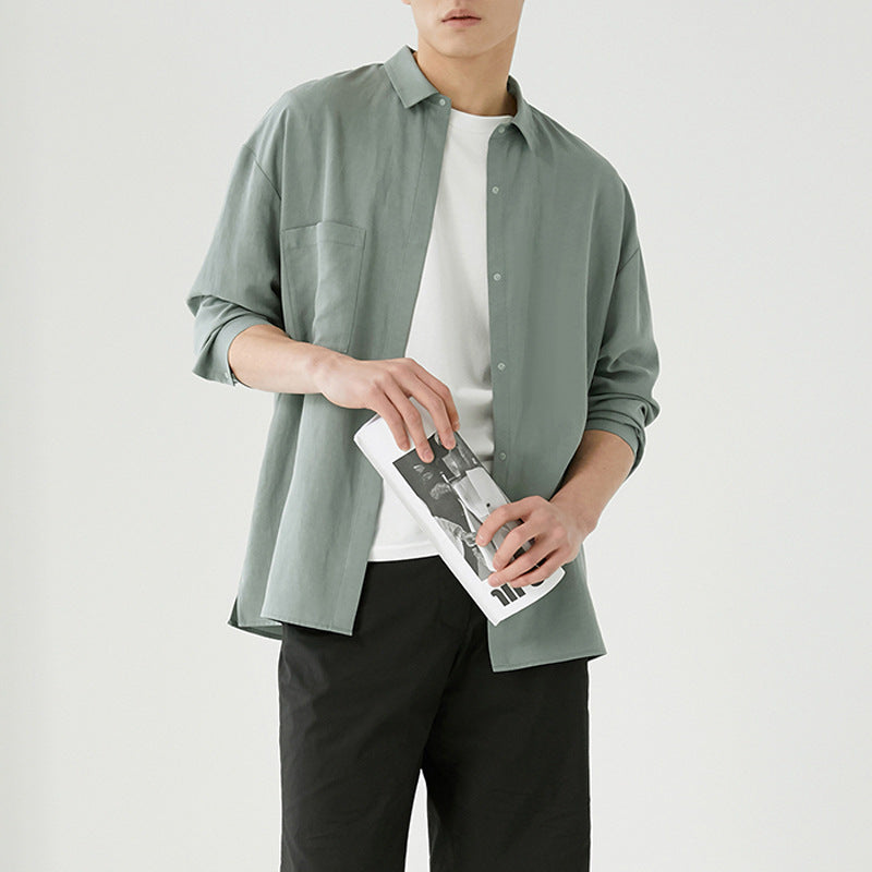 Herren Overshirt aus Baumwoll-Mix mit Brusttasche Nord Taschen