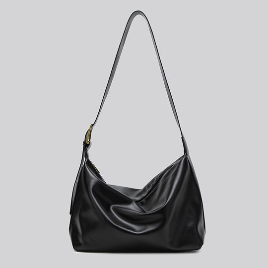 Damen Hobo-Tasche im eleganten Design mit weichem Kunstleder und praktischem Reißverschluss Nord Taschen