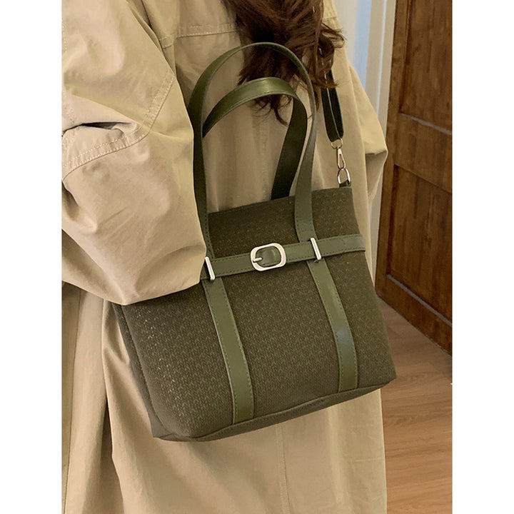 Damen modische Tragetasche mit strukturiertem Design und abnehmbarem Schulterriemen Nord Taschen