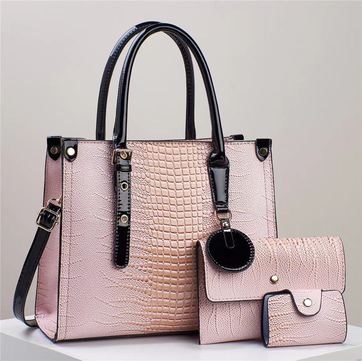 Damen elegante Handtasche mit abnehmbarer Clutch Nord Taschen