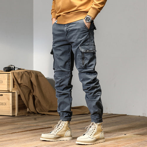 Herren Robuste Utility-Cargohose mit Mehrfachtaschen und verstärkten Kniepartien Nord Taschen