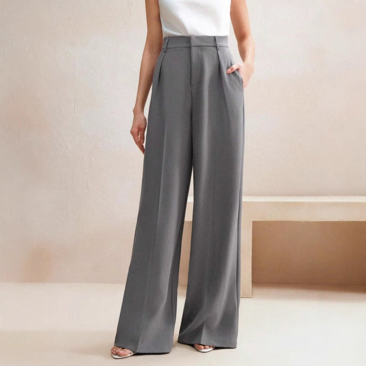 Damen weite Stoffhose