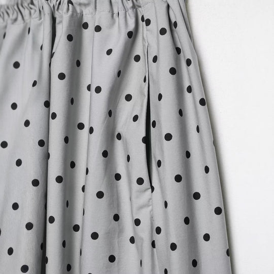 Damen Midirock mit elastischem Bund, Plissee‑Optik und Polka‑Dot‑Muster Nord Taschen