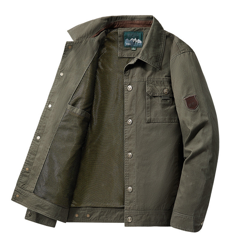 Herren Wetterfeste Outdoorjacke mit praktischen Taschen Nord Taschen