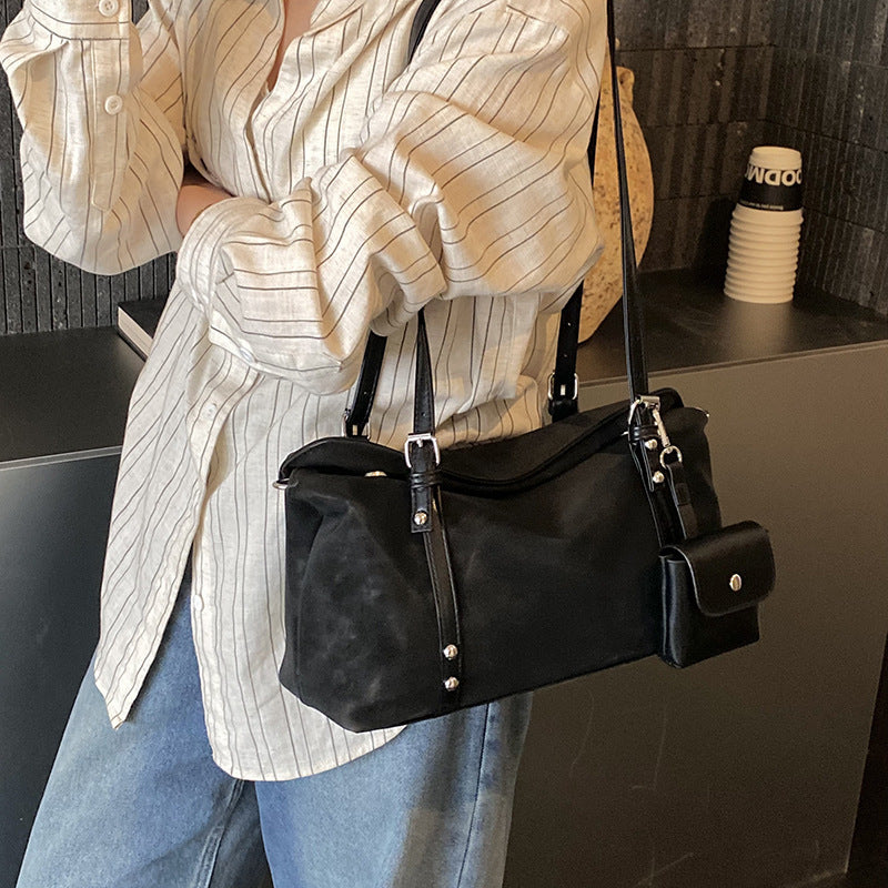 Damen stilvolle Handtasche mit verstellbarem Trageriemen Nord Taschen