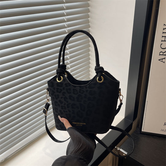 Damen modische Umhängetasche mit Leopardmuster Nord Taschen