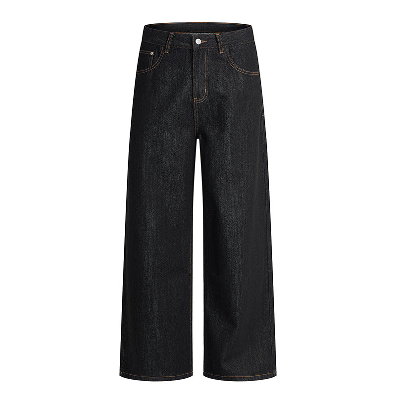 Damen High-Waist Culotte-Jeans aus Denim mit weitem Bein Nord Taschen
