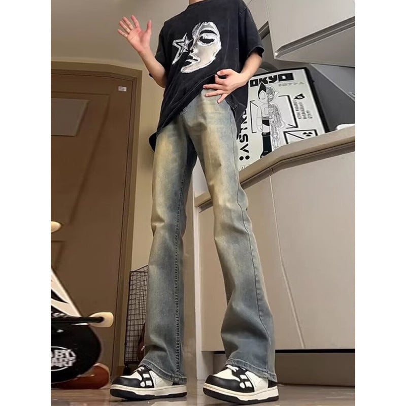 Herren Baumwollmix-Hose mit geradem Bein, lockerem Schnitt und tiefer Leibhöhe Nord Taschen