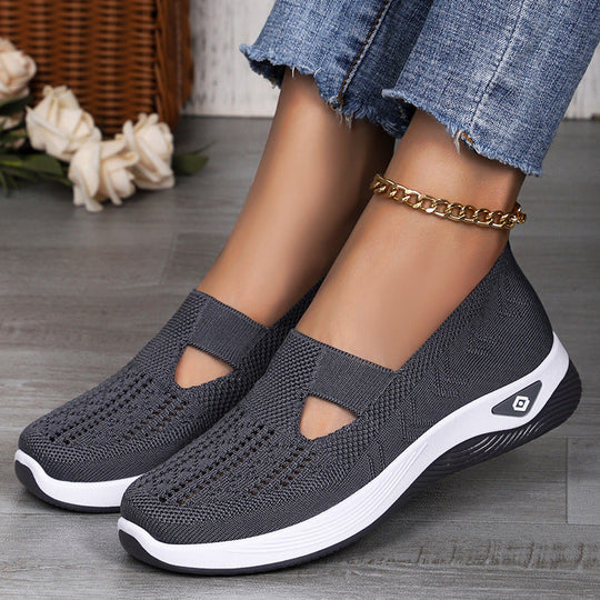 Damen Atmungsaktive Freizeit-Slipper mit elastischem Einschlupf und flexibler Sohle Nord Taschen