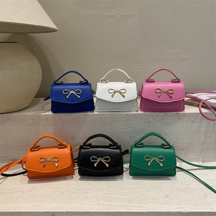 Damen Mini-Handtasche mit eleganter Schleifenverzierung Nord Taschen