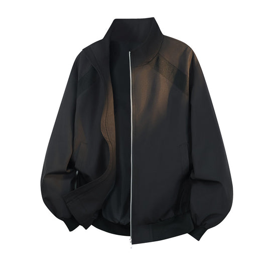 Damen Blouson‑Jacke im Oversize‑Schnitt mit Ballonärmeln, Stehkragen & elastischem Bund Nord Taschen