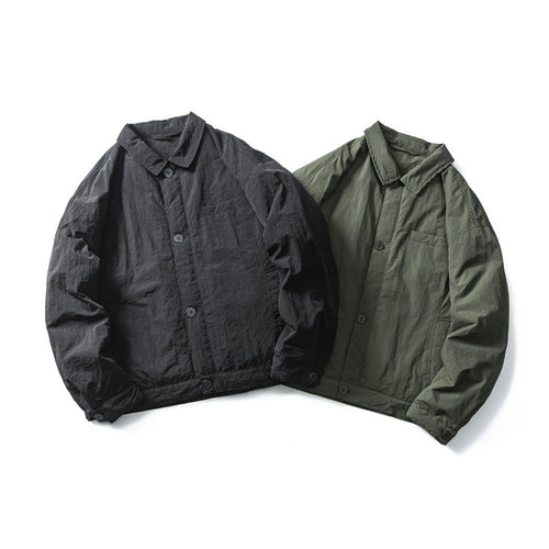 Herren Leichte Oversize-Fieldjacke im Workwear-Stil mit Hemdkragen und Knopfverschluss Nord Taschen