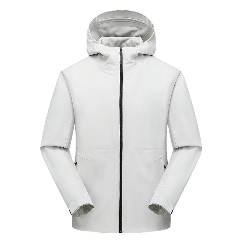Herren Ultraleichte Softshell-Kapuzenjacke mit nahtverdecktem Reißverschluss und ergonomischer Kapuze Nord Taschen