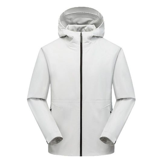 Herren Ultraleichte Softshell-Kapuzenjacke mit nahtverdecktem Reißverschluss und ergonomischer Kapuze Nord Taschen