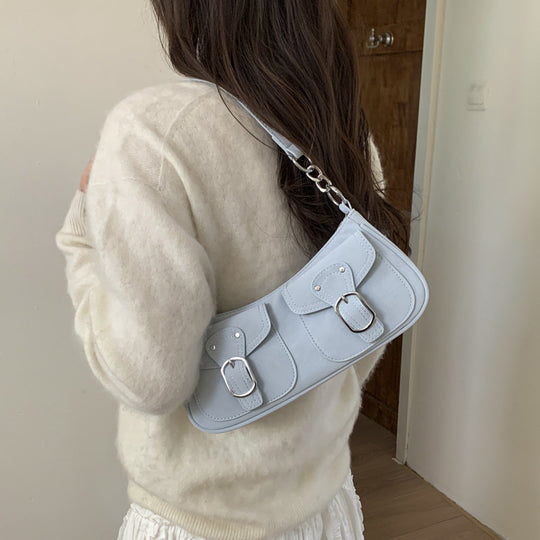 Damen Hobo-Tasche mit praktischem Fächerdesign und modischen Schnallen Nord Taschen