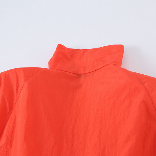 Damen Leichte Windjacke mit hohem Kragen, Tunnelzug‑Taillierung und Elastikbündchen Nord Taschen