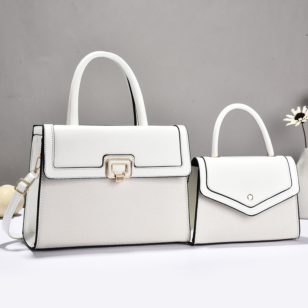 Damen Handtaschen-Set mit strukturiertem Design und eleganter Mini-Umhängetasche Nord Taschen