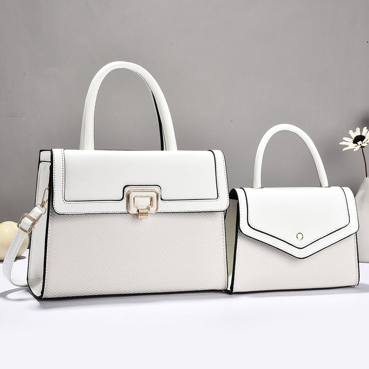 Damen Handtaschen-Set mit strukturiertem Design und eleganter Mini-Umhängetasche Nord Taschen