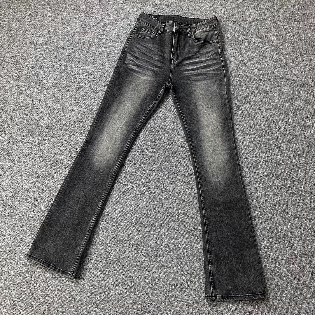 Damen Hochwertige Bootcut Jeans Nord Taschen