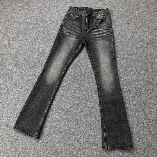 Damen Hochwertige Bootcut Jeans Nord Taschen