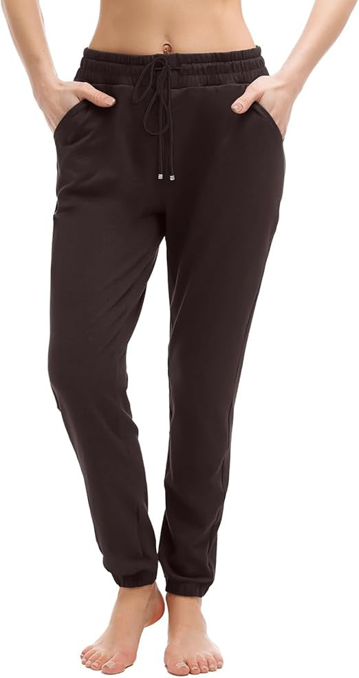 Damen Jogginghose mit hohem elastischem Bund, Tunnelzug und schmal zulaufenden Säumen Nord Taschen